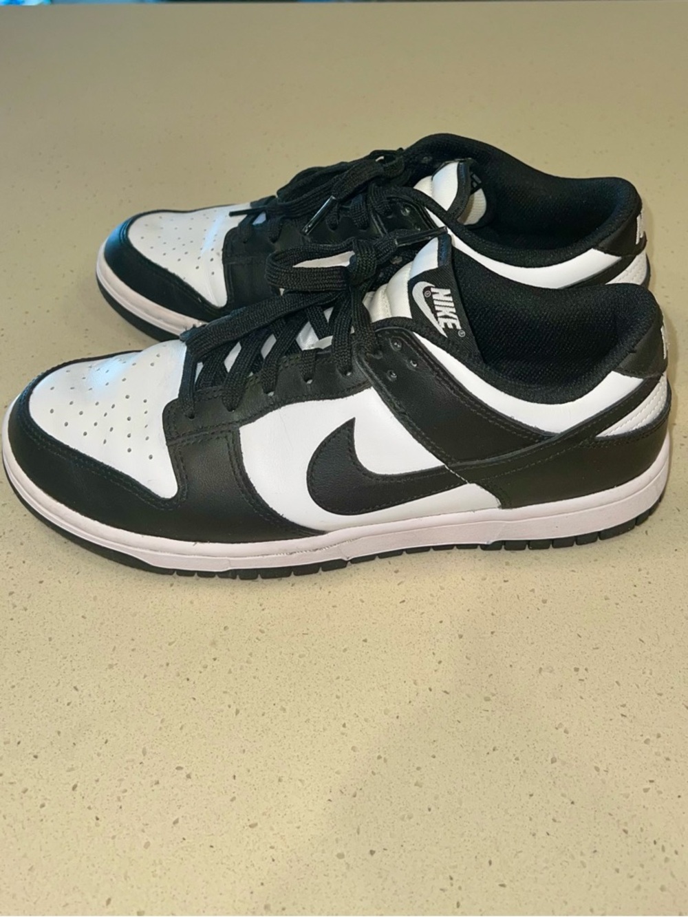 Nike Women's Dunk Low - Black and White Size 9.5